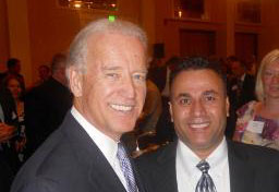 Dr. Wahid Baloch and Joe Biden 2010